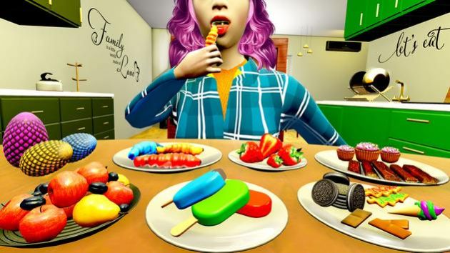 松脆的食物ASMR游戲中文版（Crunchy Eating ASMR）截圖4