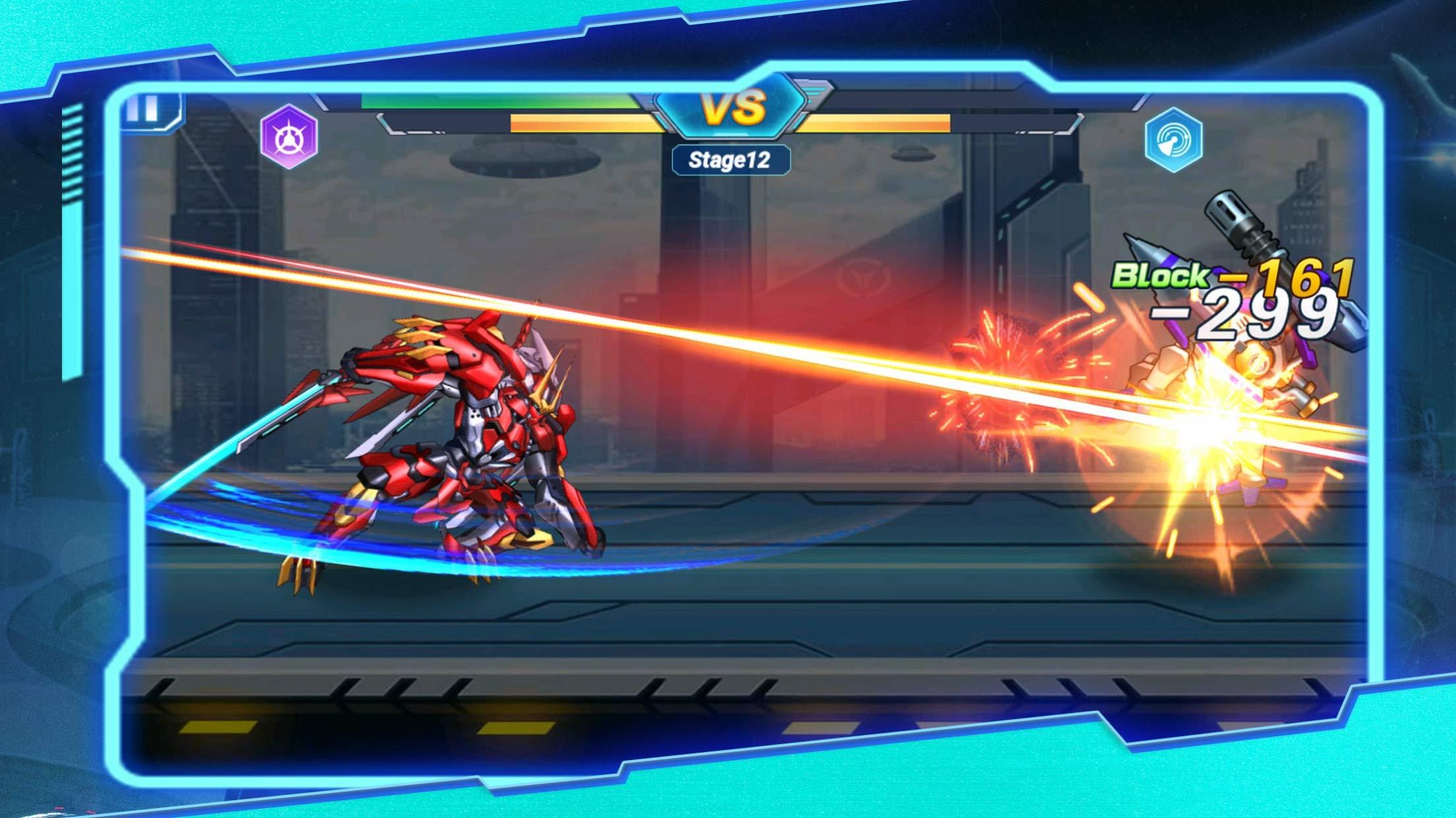 機(jī)甲旋風(fēng)格斗大師游戲安卓版（Mecha Storm）截圖4