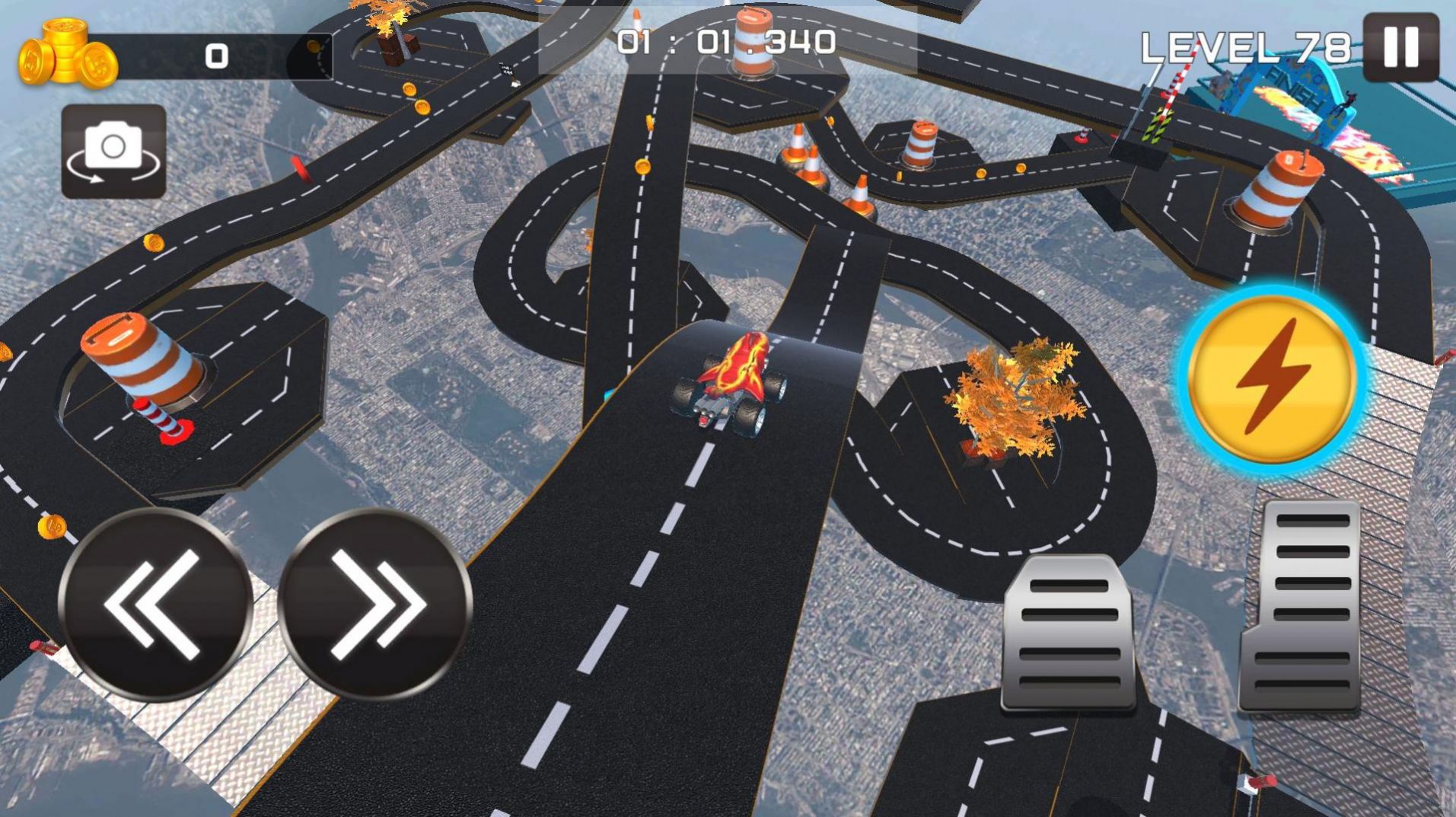 汽車特技表演3d游戲最新版（Car Stunt 3D）截圖3