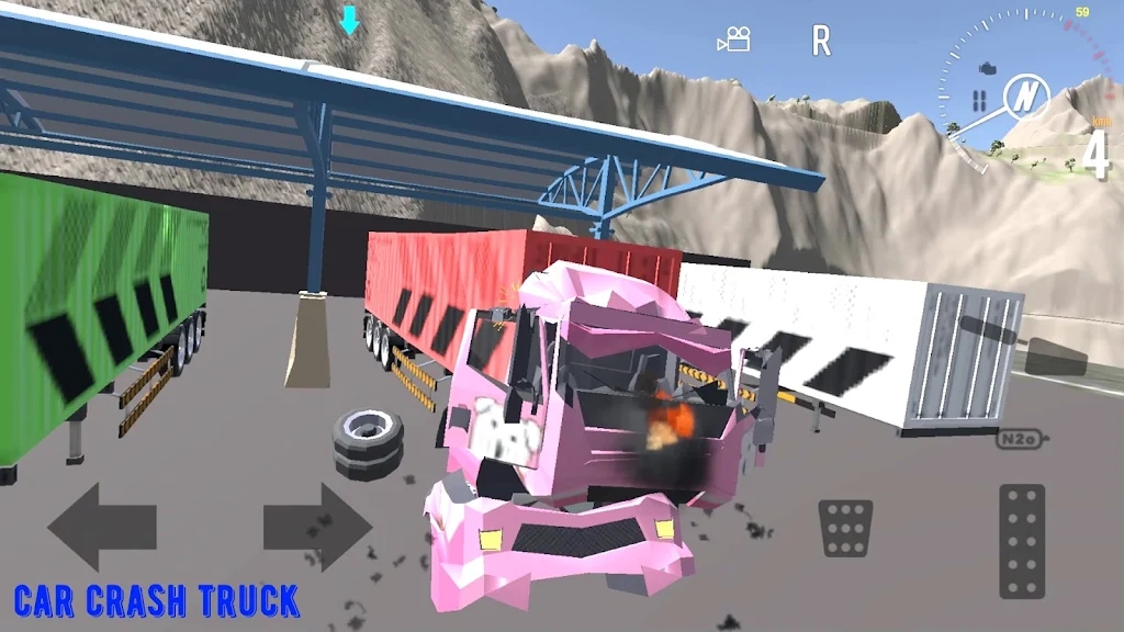 汽車碰撞卡車游戲版截圖3