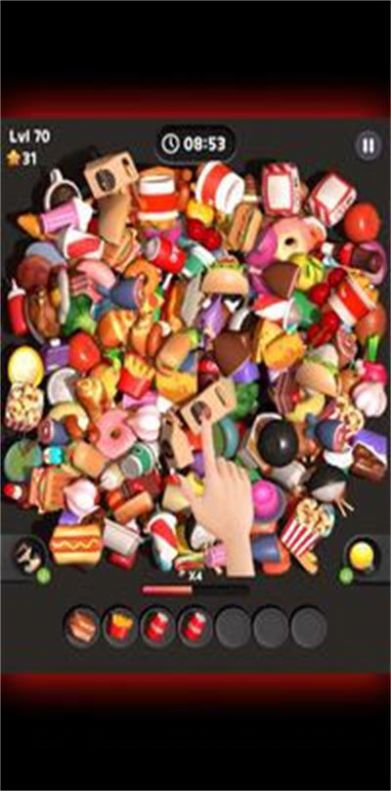 匹配食物拼圖游戲安卓手機版（Match Food Puzzle）截圖2