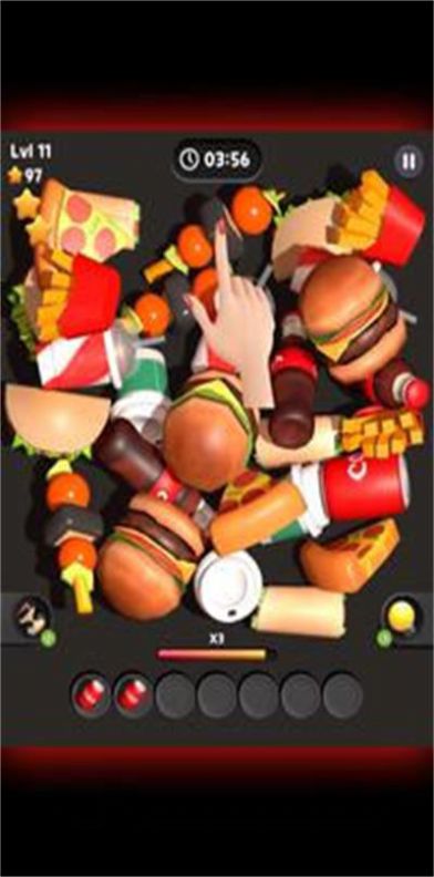匹配食物拼圖游戲安卓手機版（Match Food Puzzle）截圖4