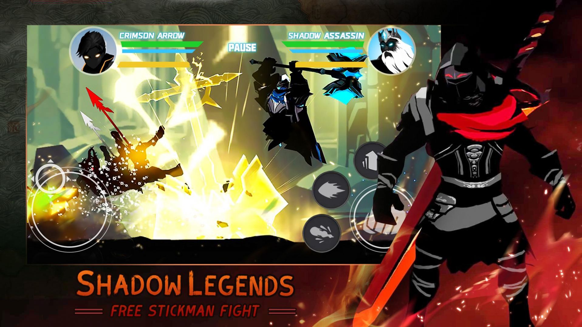 暗影传说格斗游戏安卓最新版（Shadow legends stickman fight）截图3: