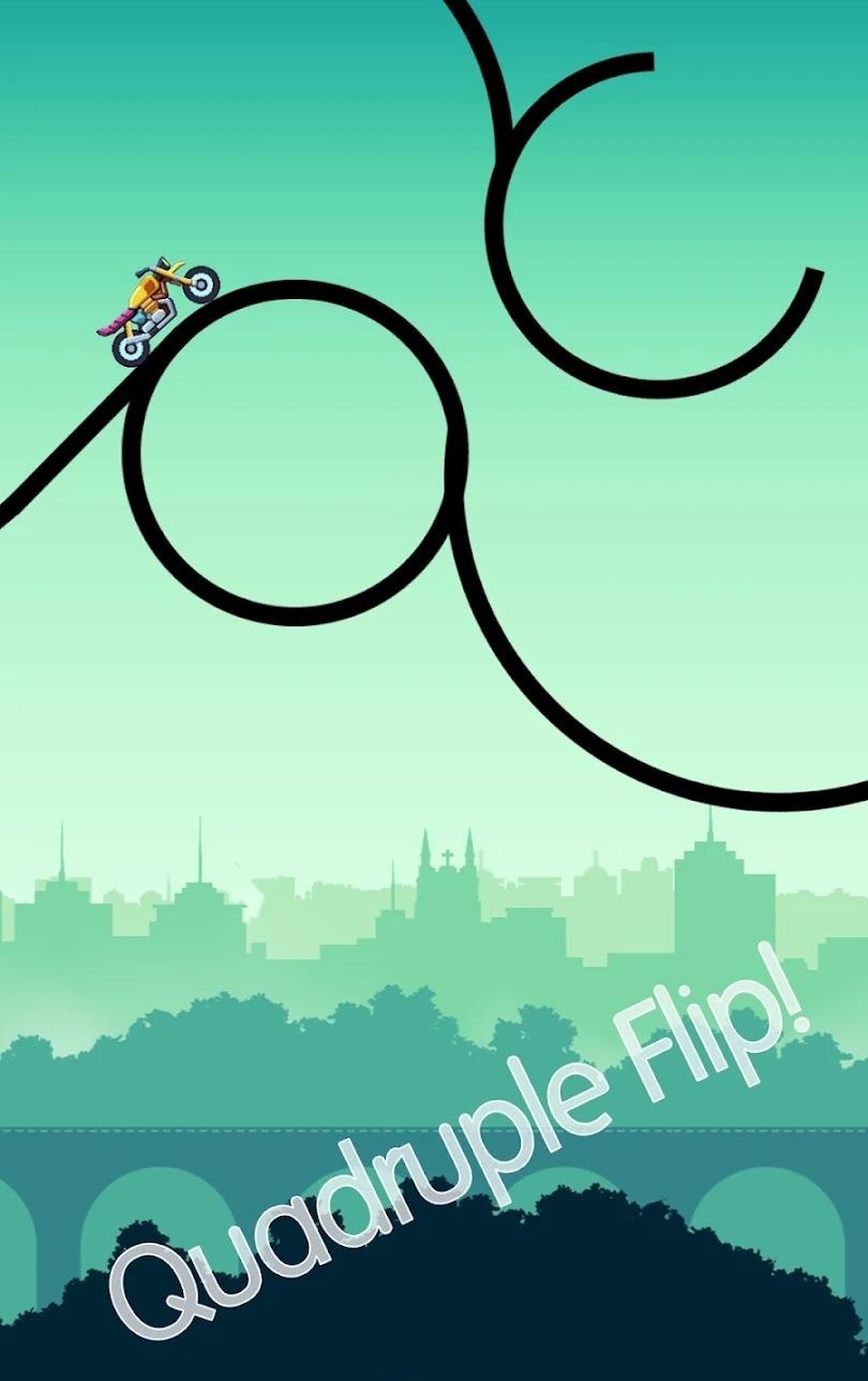翻滾小摩托游戲安卓版（Flip Racing）截圖2