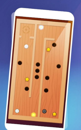 木盒迷宮謎題游戲安卓版(Wooden box labyrinth)截圖1