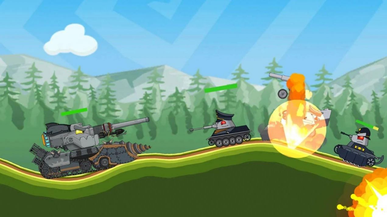 坦克射擊極限生存游戲安卓版（Tank Combat）截圖3