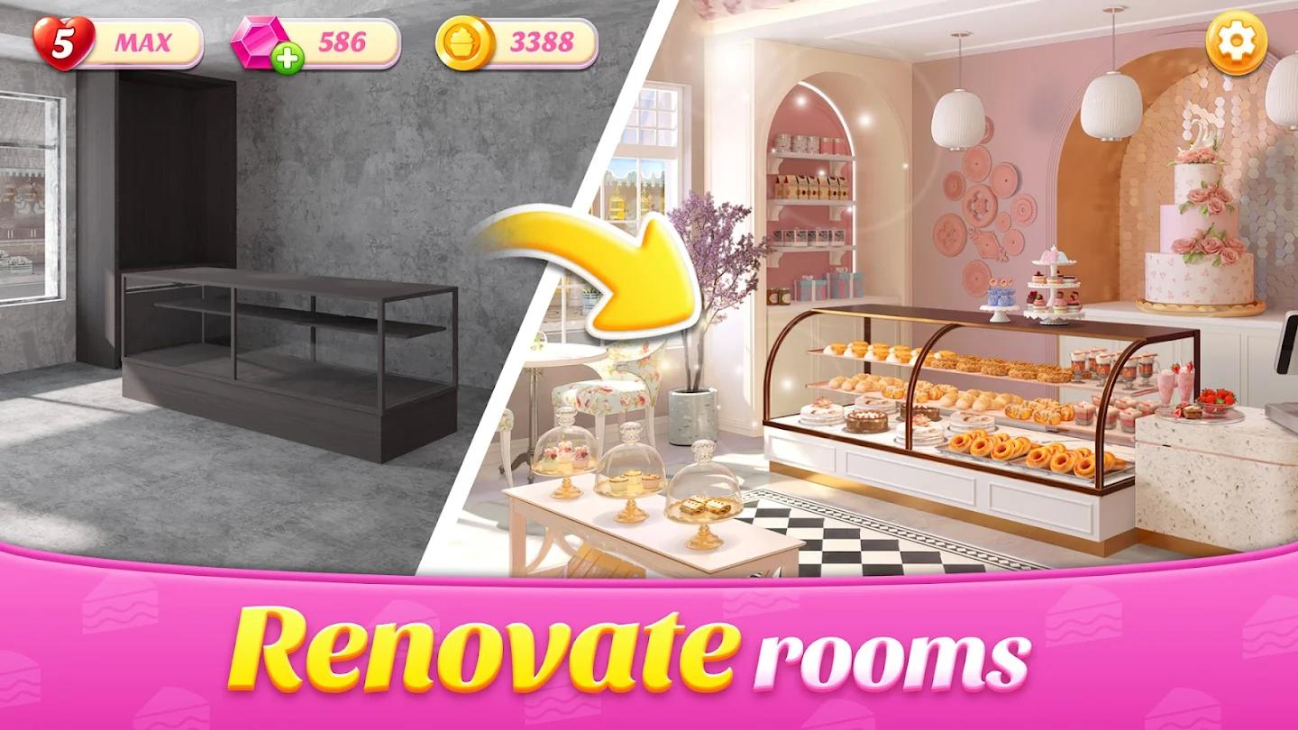 面包店改建游戏安卓版（Bakery Shop Makeover）截图4: