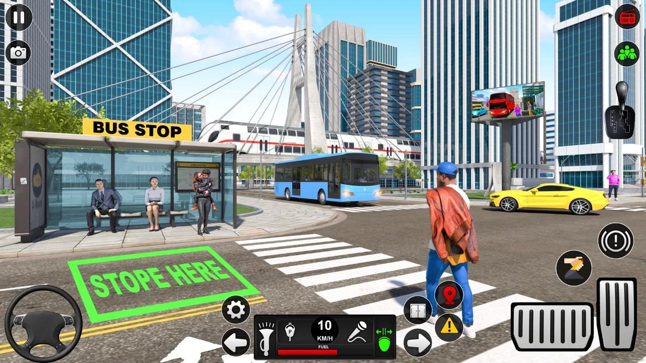 长途汽车巴士驾驶游戏安卓版(City Bus Transport Simulator)截图2: