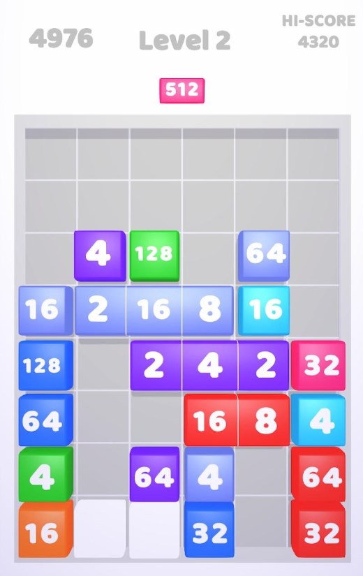 滑落合并游戲最新版（Sliding & Falling Merge）截圖2