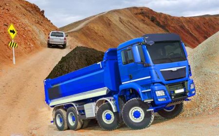 越野重型卡车模拟器游戏中文手机版（Offroad Heavy Truck Simulator）截图1: