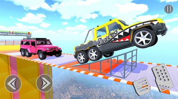 超级英雄吉普赛车游戏安卓版（Superhero Jeep Racing）截图3: