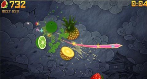 兒童水果忍者游戲安卓版（Fruit Ninja）截圖2