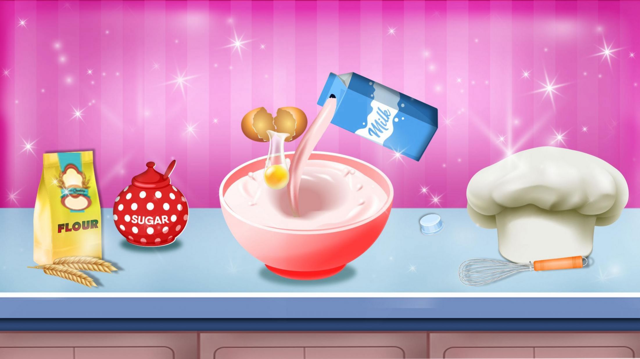 女孩蛋糕烘焙店游戲中文版（Cake Baking Games for Girls）截圖2