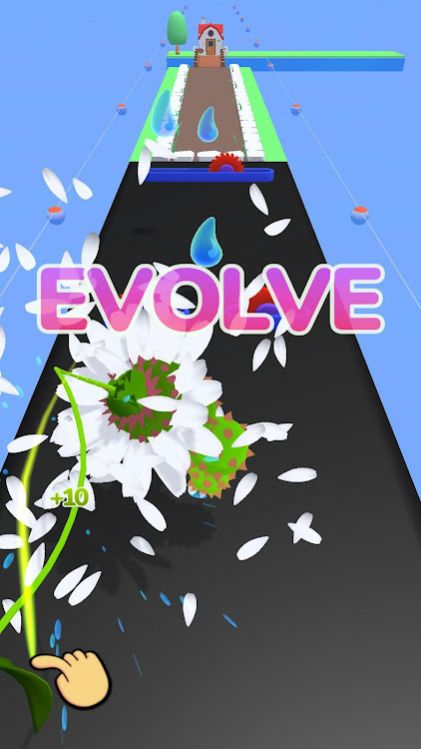 植物進(jìn)化跑游戲中文版（Plants Evolution）截圖1