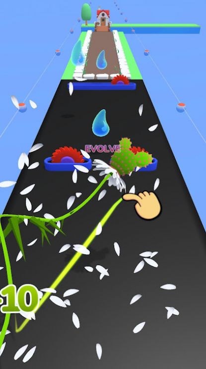 植物進(jìn)化跑游戲中文版（Plants Evolution）截圖2