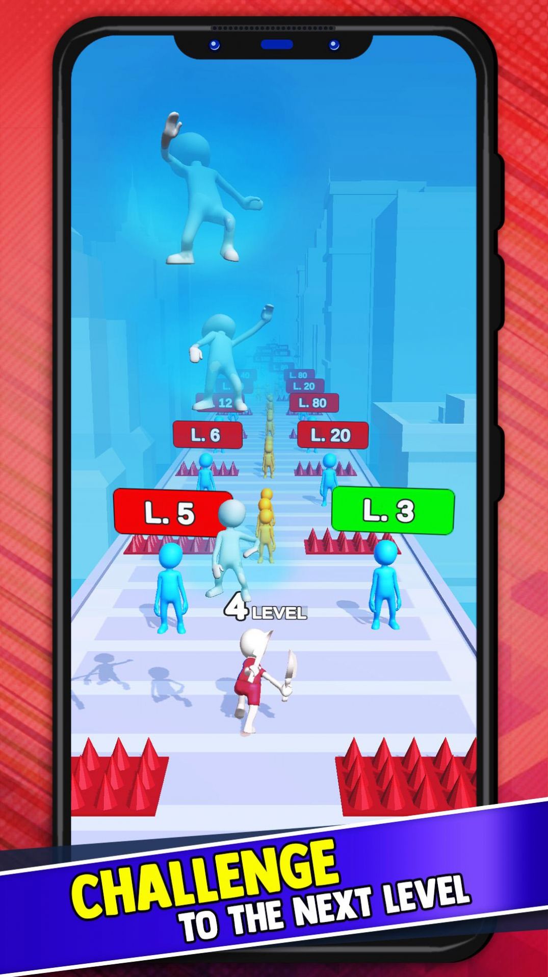 劍士沖刺游戲安卓版（Hit Levelling Rush! Alone Run）截圖2