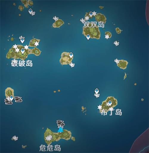 原神2.8幻境海螺位置大全：幻境海螺影像海螺位置分布圖