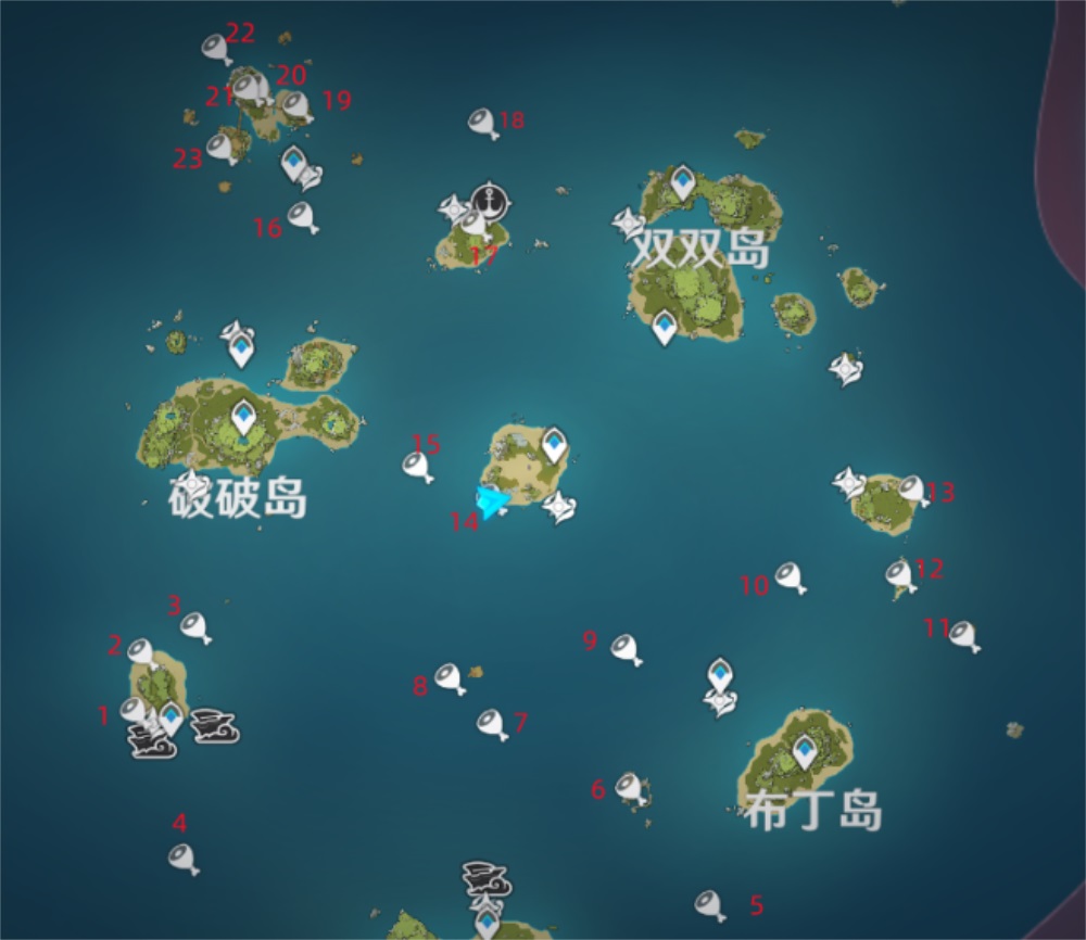 原神2.8金蘋果群島寶箱位置大全：金蘋果群島寶箱全收集攻略