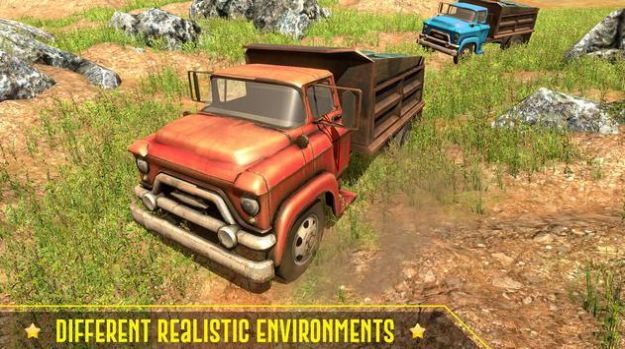 泥濘卡車越野貨物游戲安卓版（Mud Truck Off Road Cargo Game）截圖2