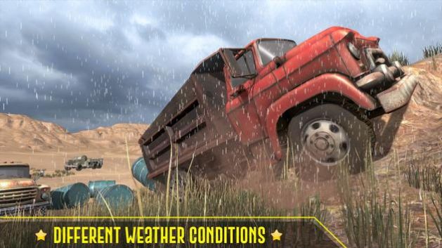 泥濘卡車越野貨物游戲安卓版（Mud Truck Off Road Cargo Game）截圖3