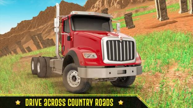 泥濘卡車越野貨物游戲安卓版（Mud Truck Off Road Cargo Game）截圖4