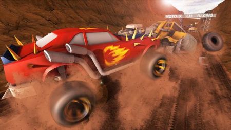 土路赛车游戏安卓版（Dirt Track Car Racing）截图1: