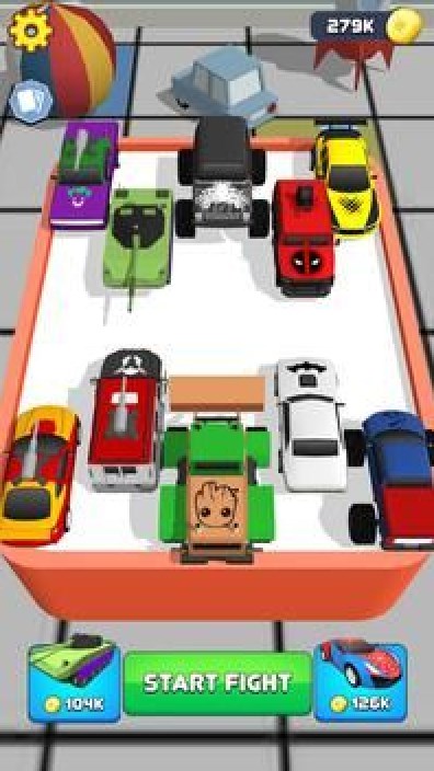 超级英雄汽车合并大师游戏安卓版下载（Superhero Car Merge Master）截图3: