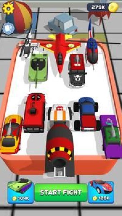 超级英雄汽车合并大师游戏安卓版下载（Superhero Car Merge Master）截图2: