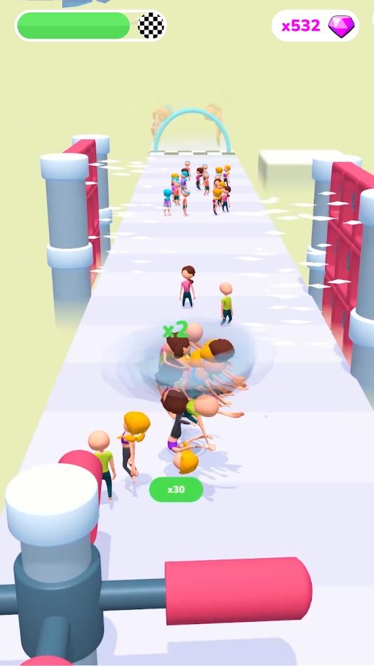 人類龍卷風(fēng)沖刺游戲安卓版（Human Tornado Rush 3D）截圖1