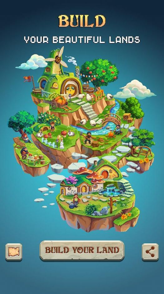 像素島彩色沙盒游戲安卓版（Pixel Isle）截圖1