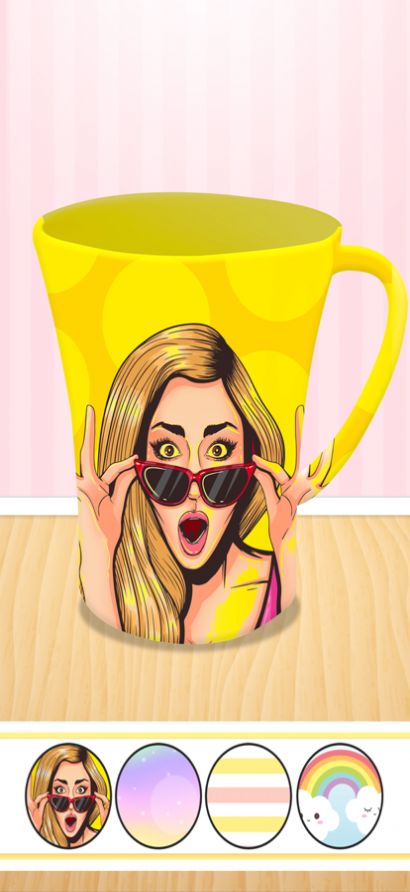 DIY杯子裝飾咖啡杯3D游戲ios蘋果版截圖2