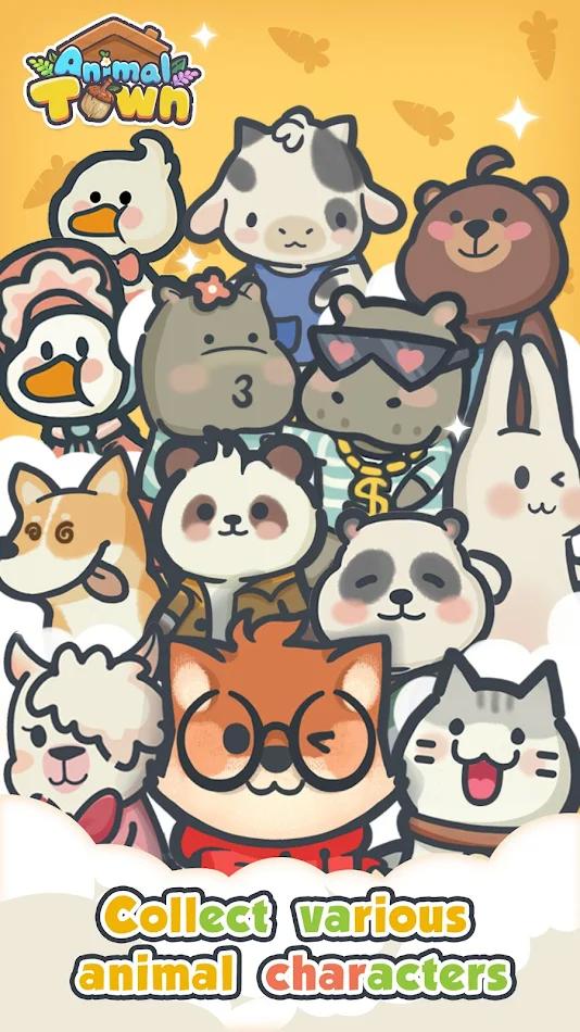 動(dòng)物城合并游戲中文版（Animal Town - Merge Game）截圖2