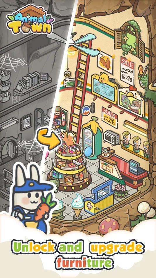 動(dòng)物城合并游戲中文版（Animal Town - Merge Game）截圖3
