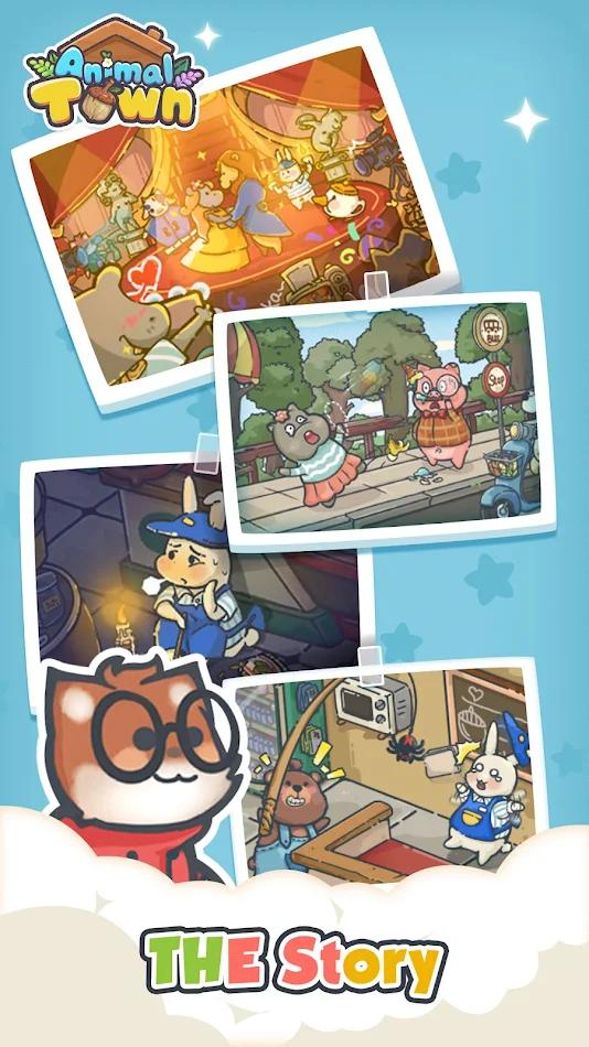動(dòng)物城合并游戲中文版（Animal Town - Merge Game）截圖1