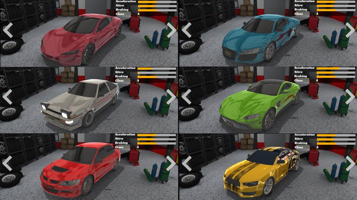 漂移狂暴賽車游戲版截圖4