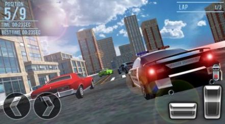 警车追击撞毁汽车游戏安卓中文版（Police Car Chase Smash Car）截图3: