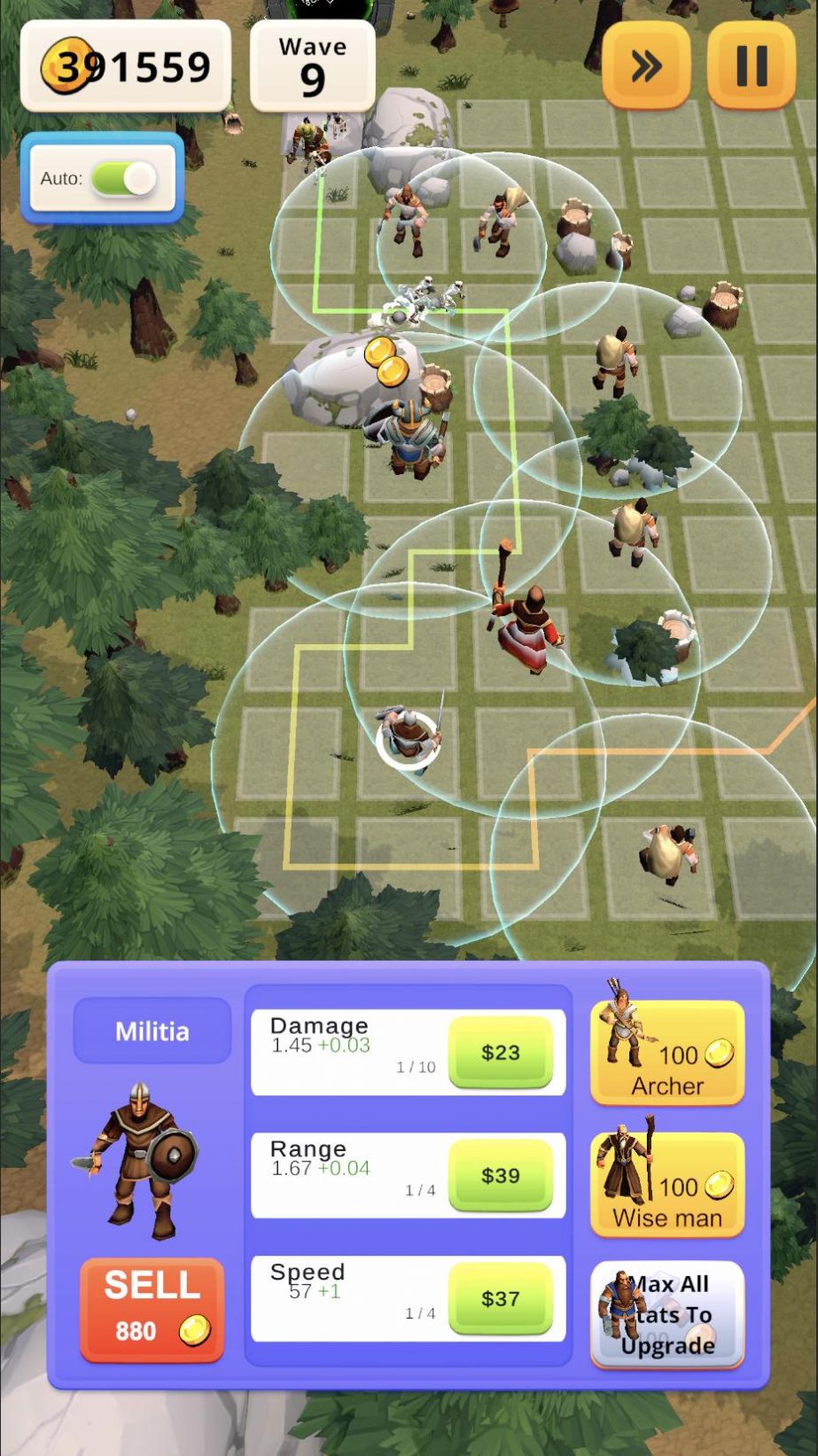 闲置塔防战争游戏最新版（Tower Defense Inc）截图4: