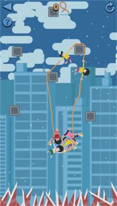 墜落男孩繩索救援游戲中文版（Fall Boys : Rope Rescue ）截圖2