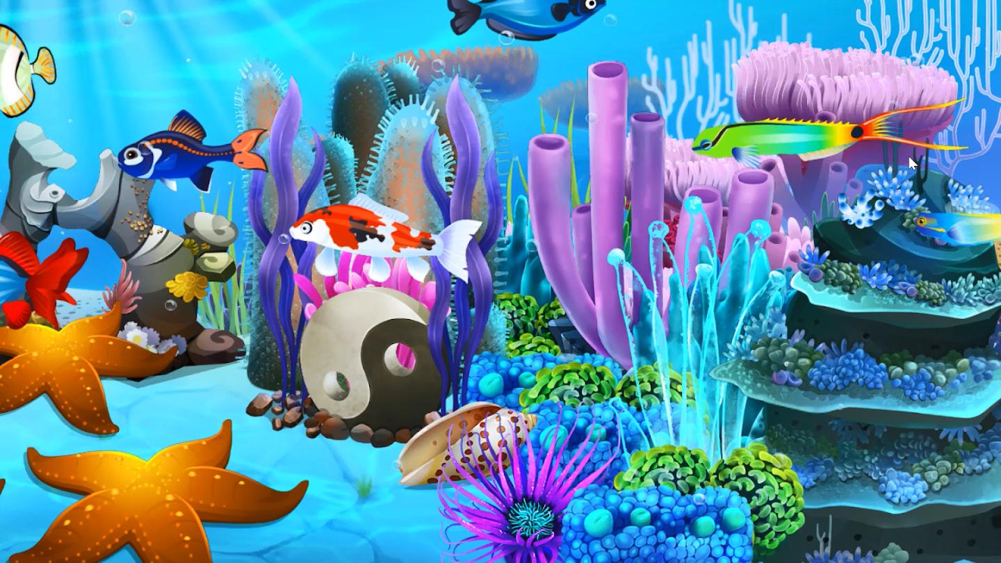 魚(yú)樂(lè)園閑置水族館游戲安卓版（Fish Paradise）截圖3
