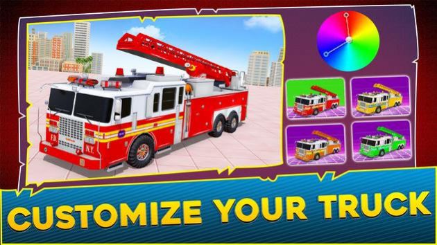 消防車機器人汽車游戲手機版下載（Fire Truck Robot Car Game）截圖3