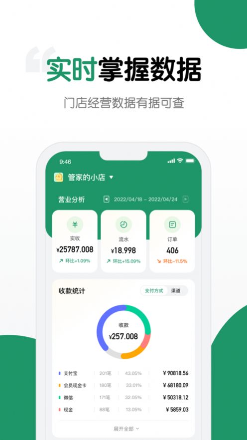 哗管家店铺管理APP版截图2: