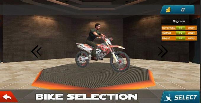 大型自行車特技比賽游戲最新版（Mega Bike Stunt Racing）截圖3