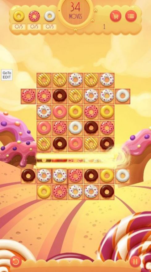 Donuts Match 3游戲安卓手機版截圖2