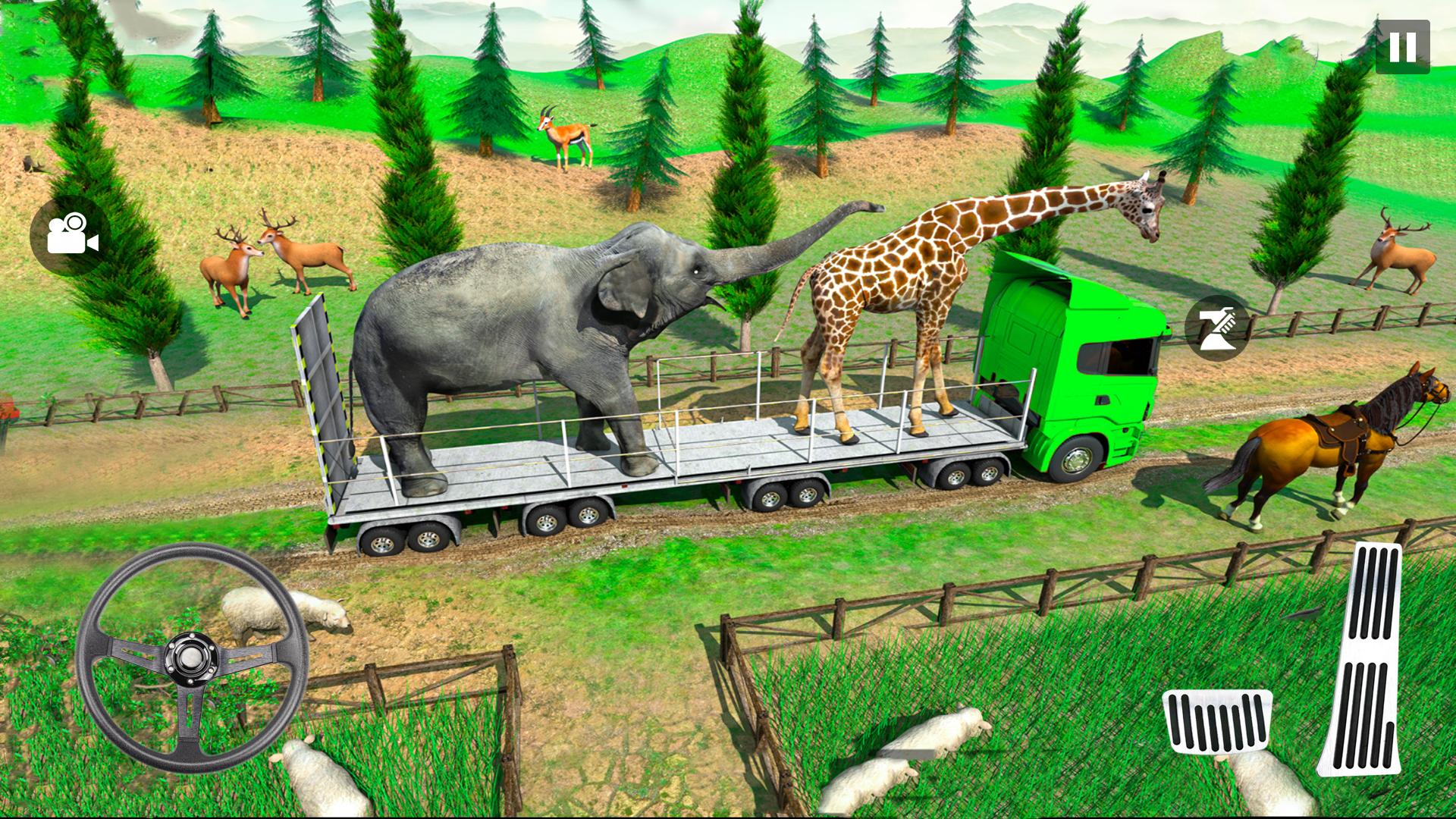 動物運輸卡車越野游戲版截圖2