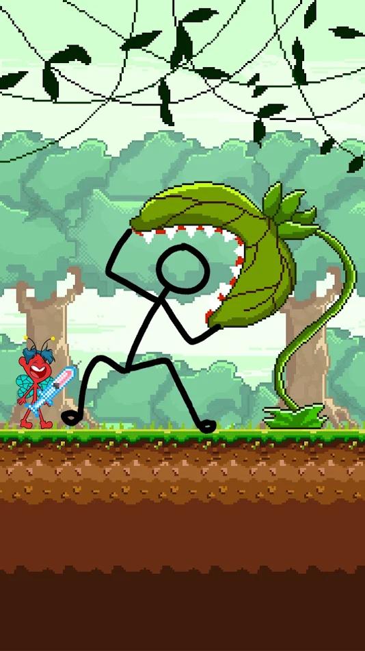 火柴人畫巨魔拼圖游戲安卓版下載（Stickman Draw）截圖1