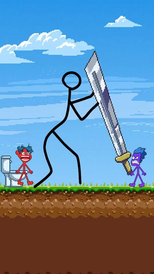 火柴人畫巨魔拼圖游戲安卓版下載（Stickman Draw）截圖4