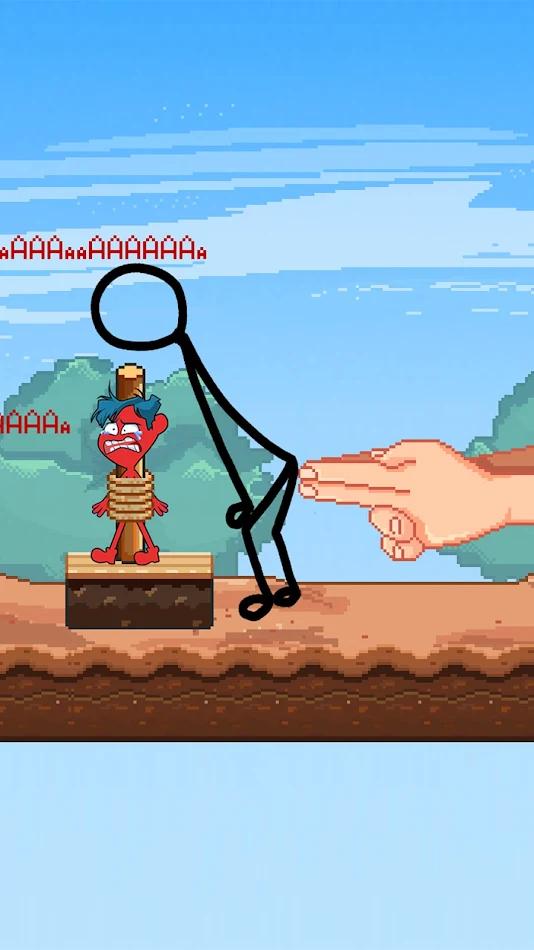 火柴人畫巨魔拼圖游戲安卓版下載（Stickman Draw）截圖2