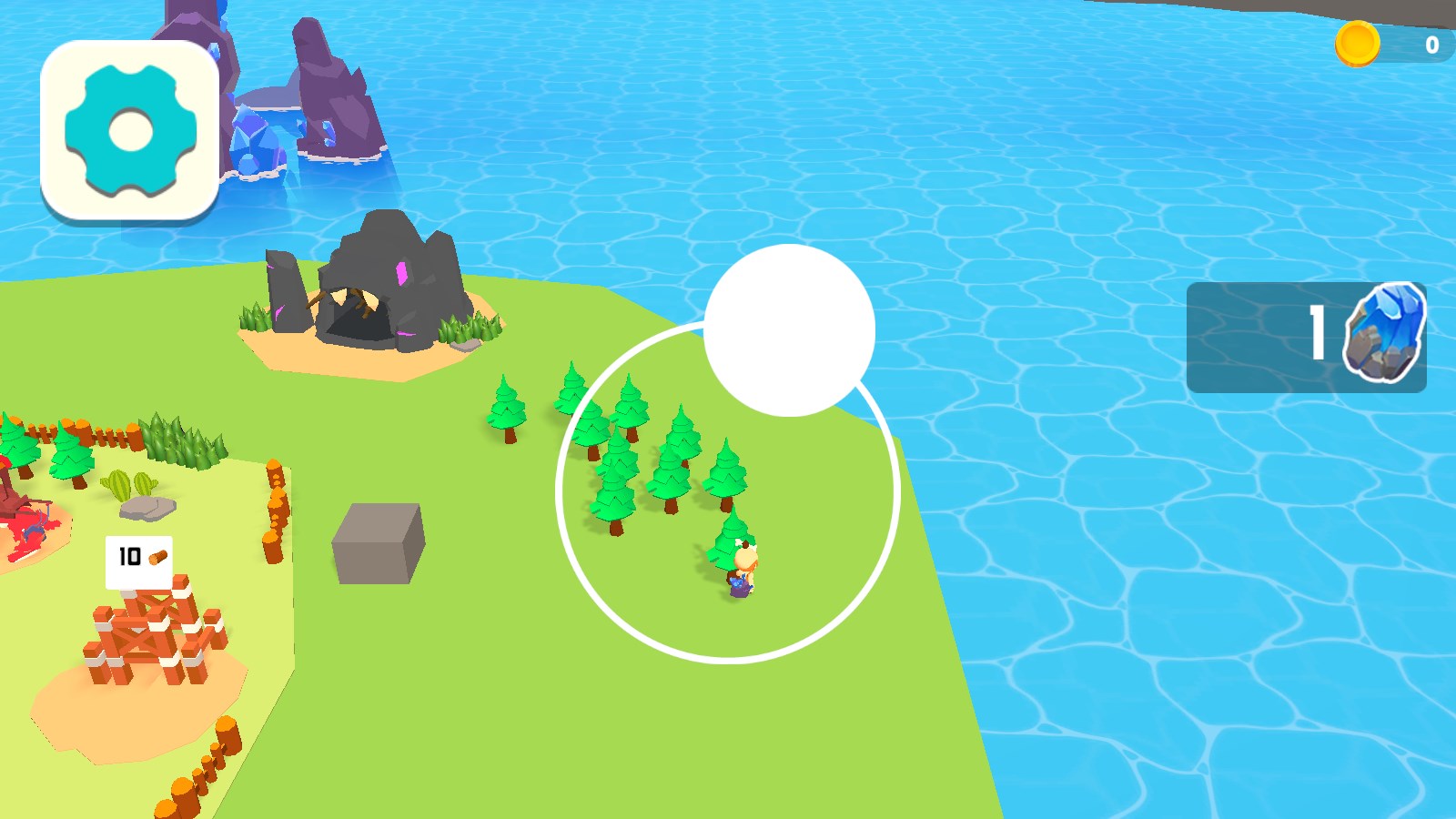工藝木材恐龍島游戲安卓版（Craft Lumber: Dino Island）截圖3