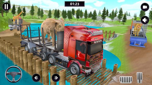 动物运输3D卡车游戏版（Animal Transport 3D Truck Game）截图1: