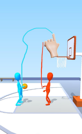 畫投籃游戲安卓版(Draw Basket)截圖3